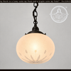 Vintage Lavender Sunflower Accent Pendant