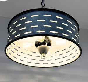Barn Rivet Drum Pendant Light