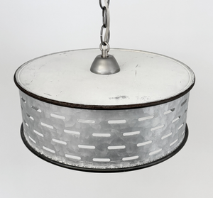 Barn Rivet Drum Pendant Light