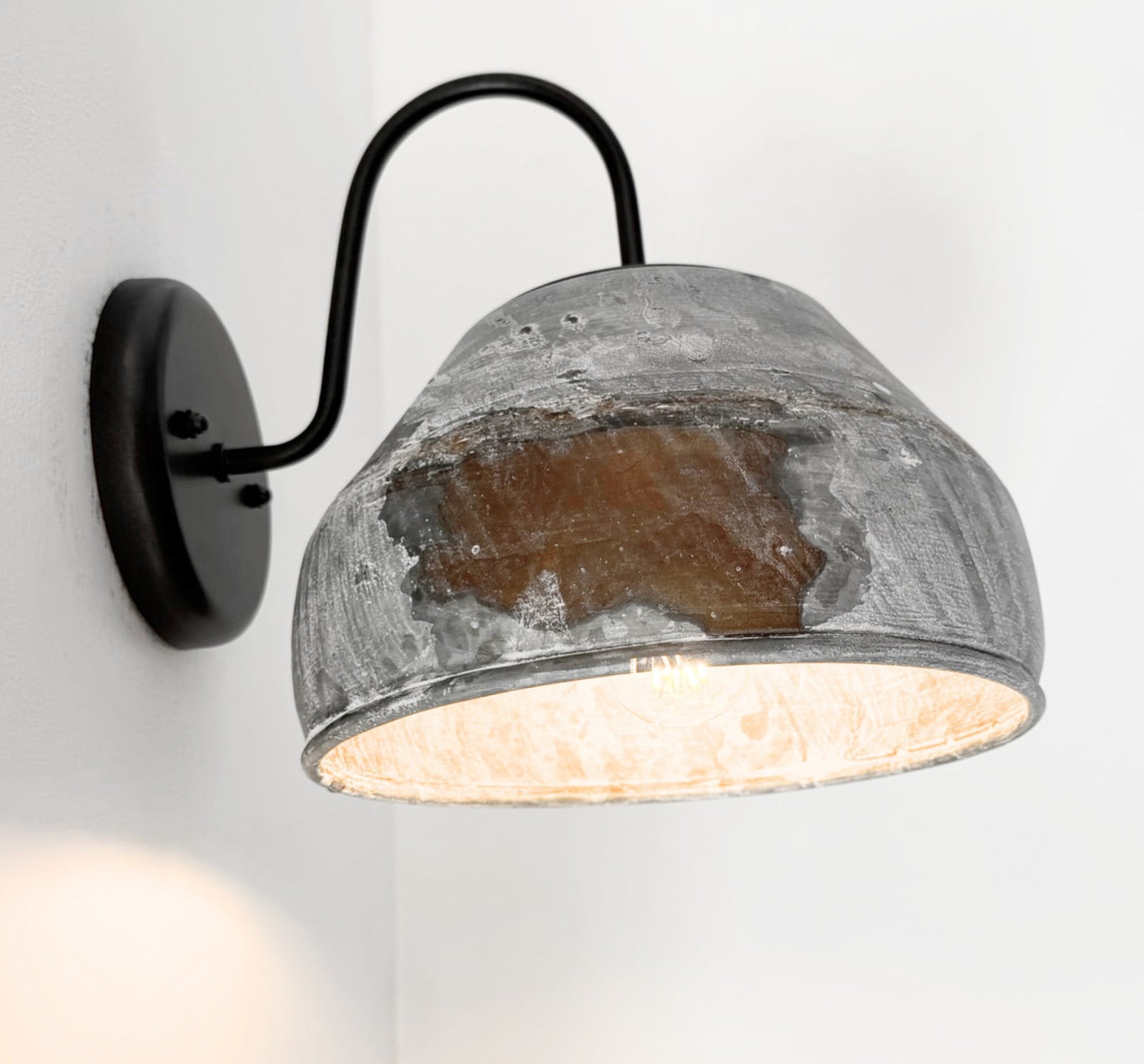 Rustic Bucket Farmhouse Light Fixture - The Lamp Goods