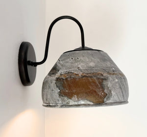 Rustic Bucket Wall Sconce