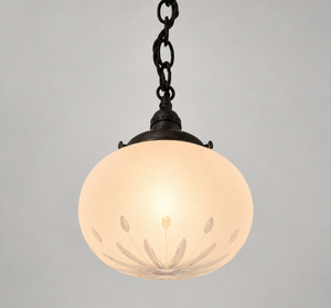 Vintage Lavender Sunflower Accent Pendant