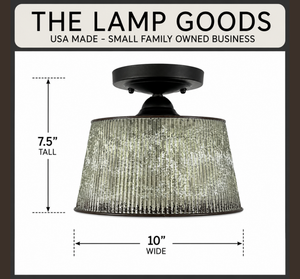 Farmhouse Lime Washed Bucket Ceiling Light