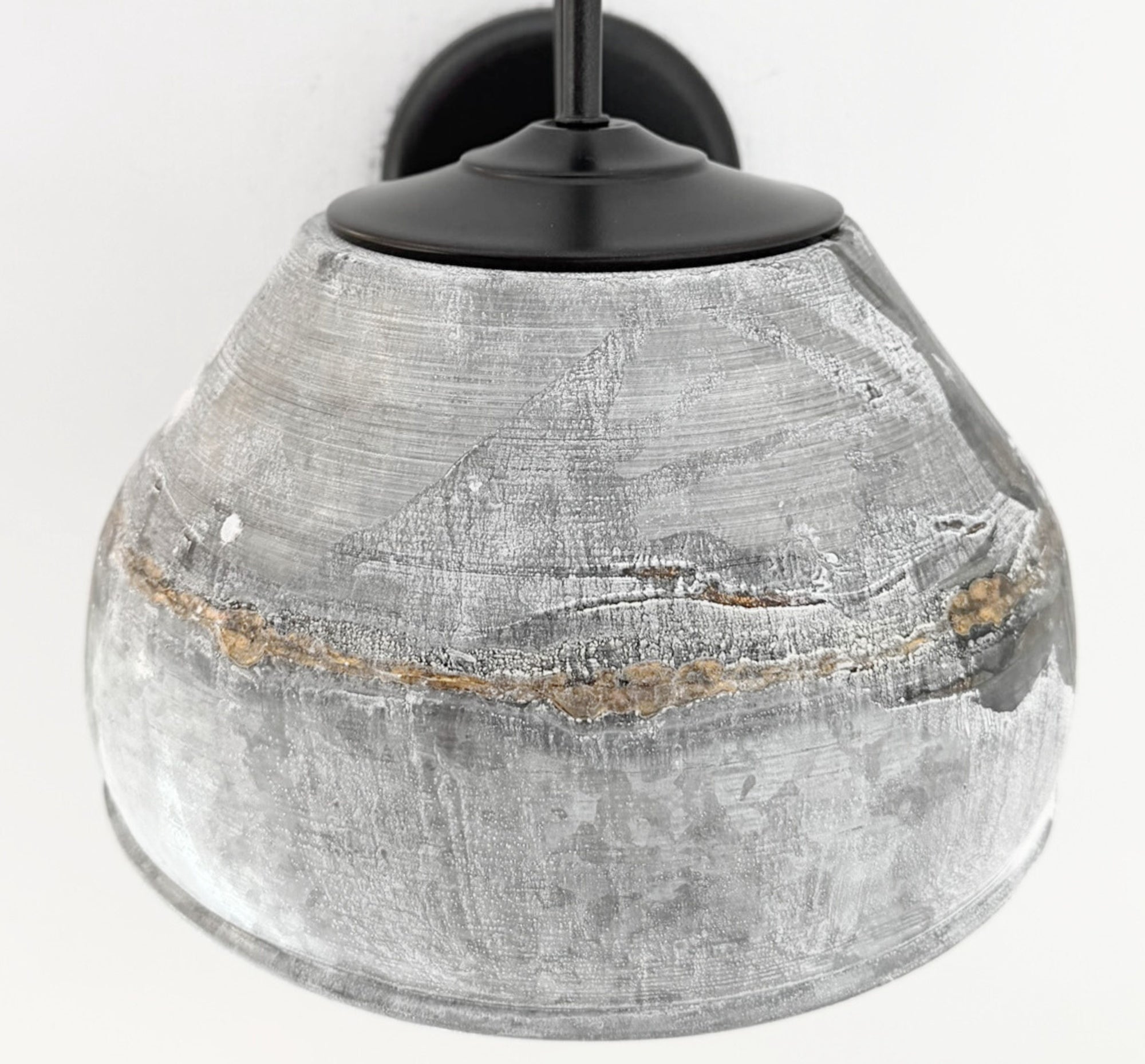 Rustic Bucket Wall Sconce