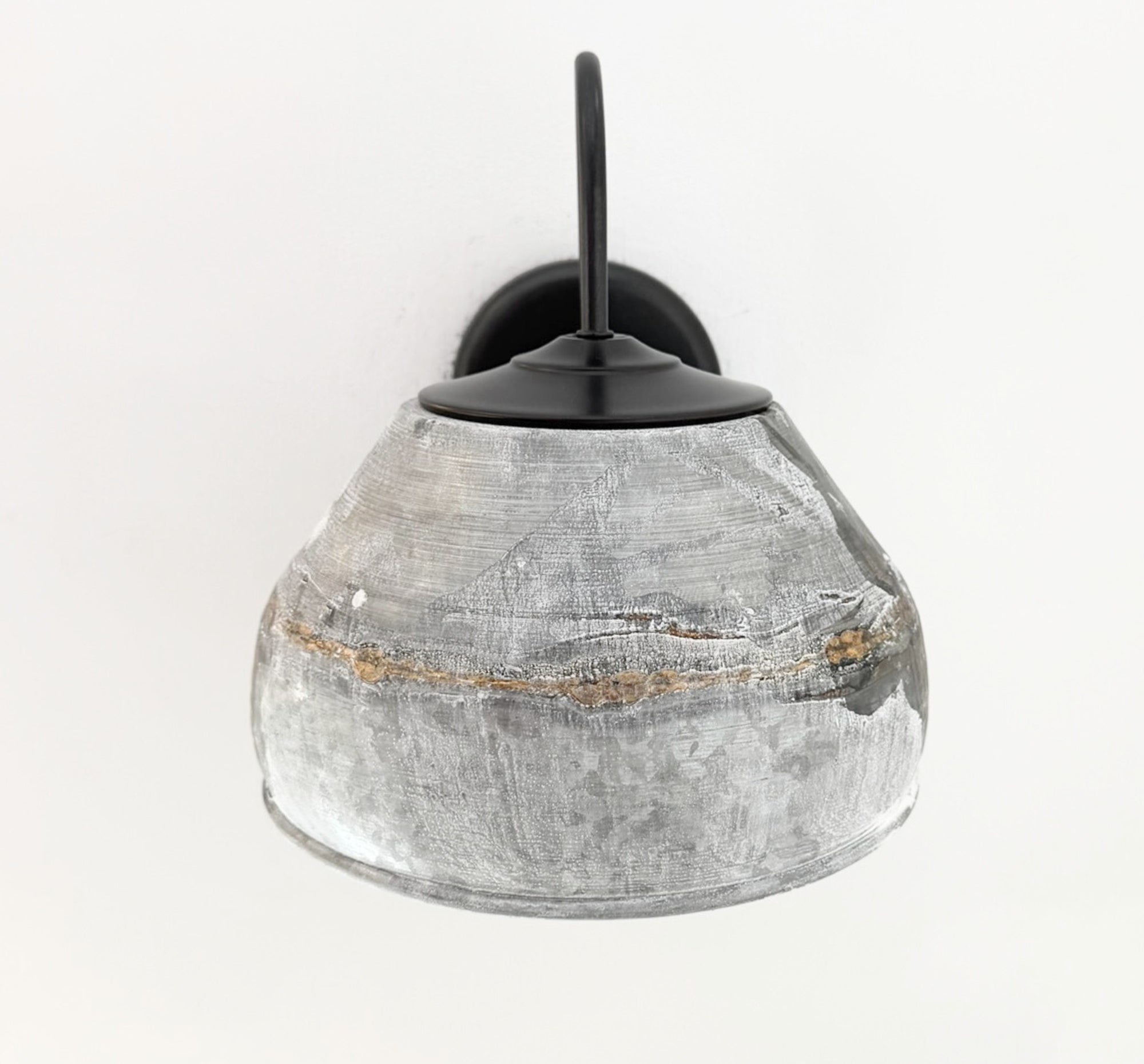 Rustic Bucket Wall Sconce