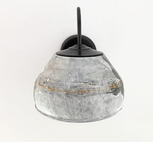 Rustic Bucket Wall Sconce