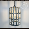 Galvanized Farmstead Cage Pendant Light