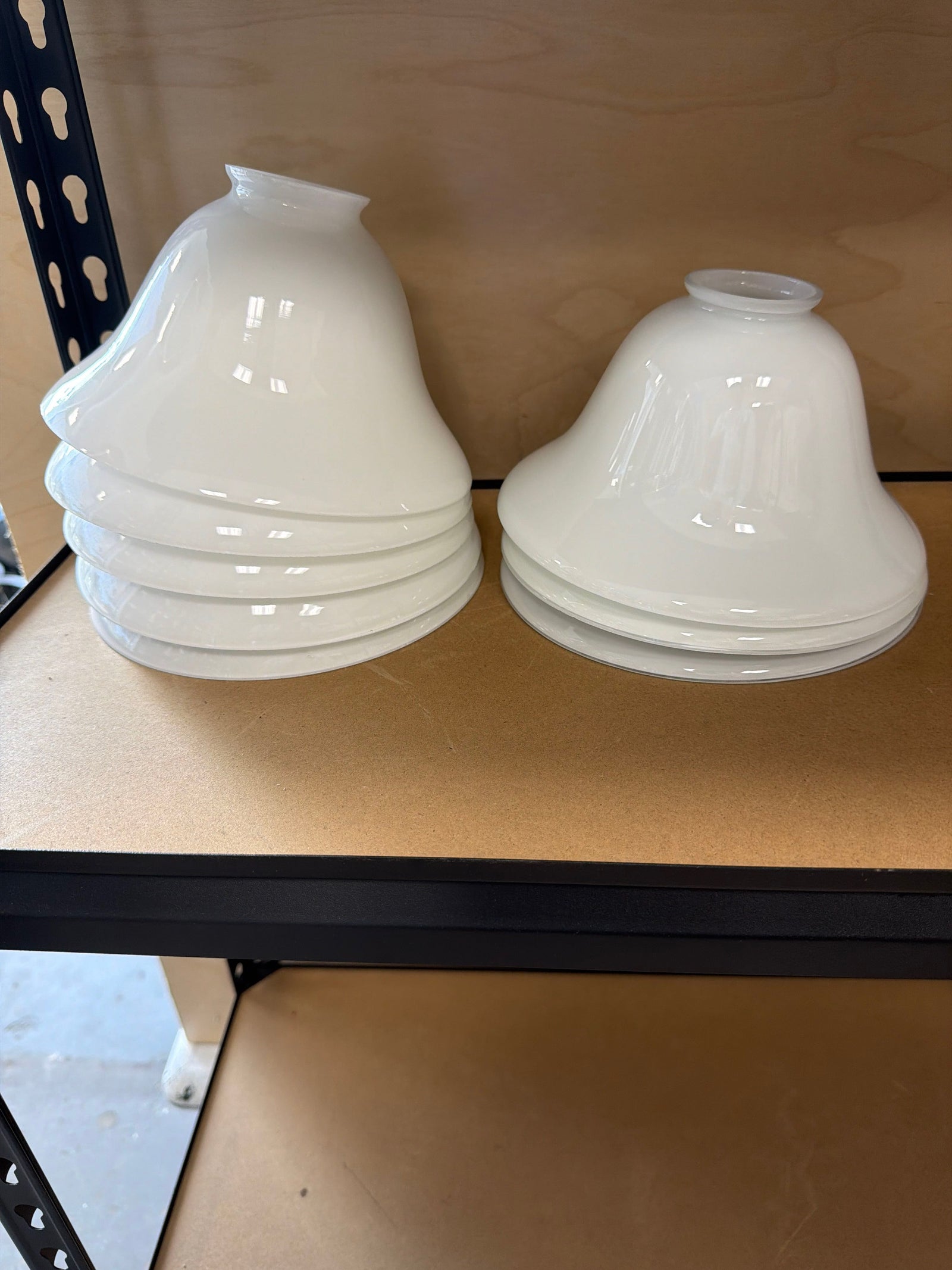 Custom Listing for Reenie Traditional 1940's Milk Glass Bell x 5