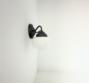 Simple Schoolhouse Double Sconce — close-up detail
