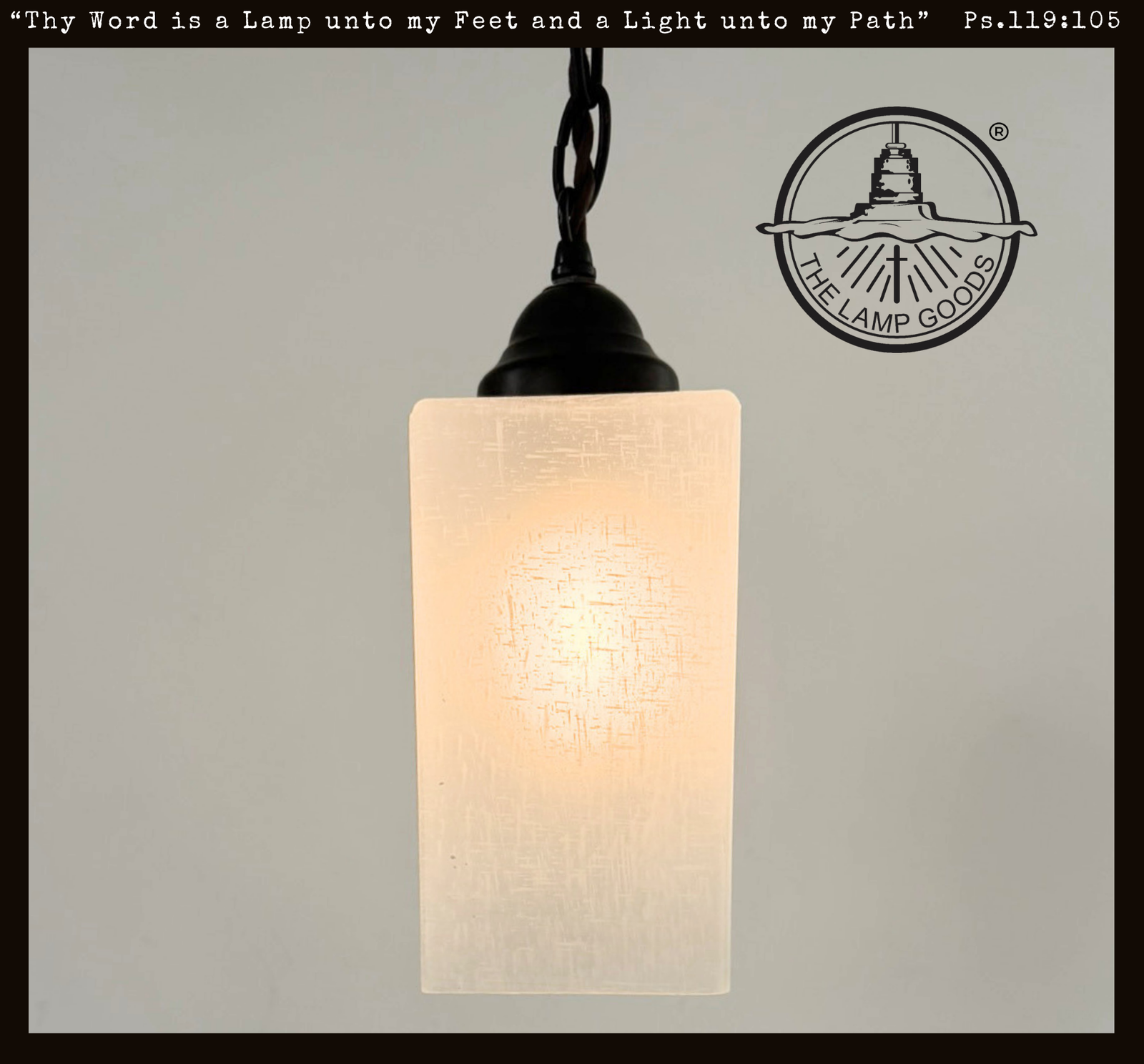Modern Linen Square Pendant