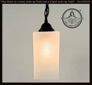 Modern Linen Square Pendant