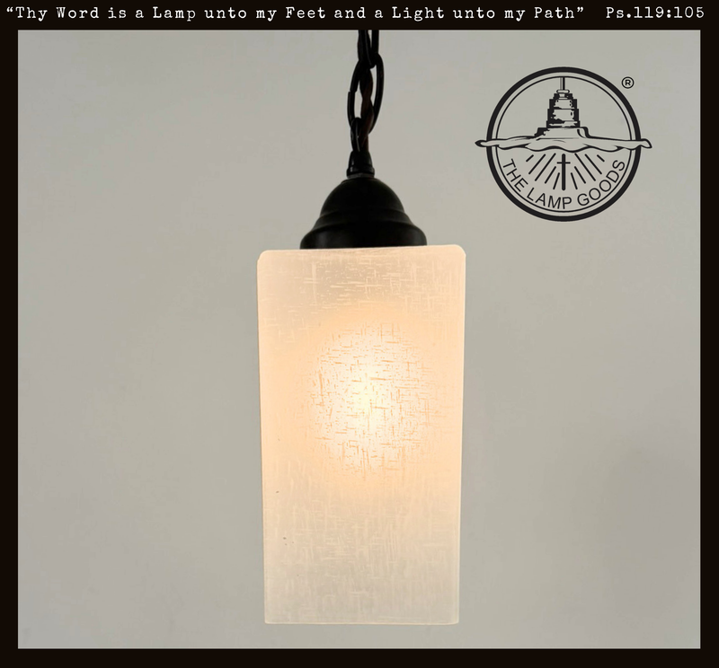 Modern Linen Square Pendant