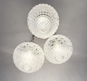 Heirloom Vintage Diamond Square Trio Ceiling Light - The Lamp Goods