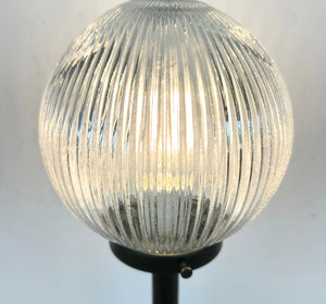 Farmhouse Holophane Globe Table Lamp