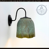 Verdigris Orchard Bell Wall Sconce