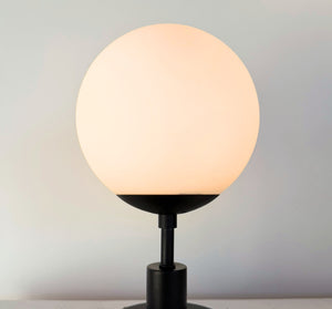 Classic Opal Globe Table Lamp