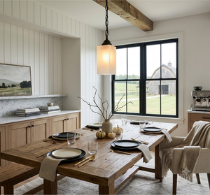Modern Linen Square Pendant
