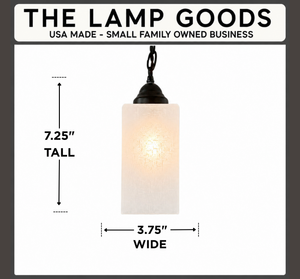 Modern Linen Square Pendant