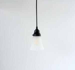 Vintage Frosted Classic Flare Pendant Light | 5" Width