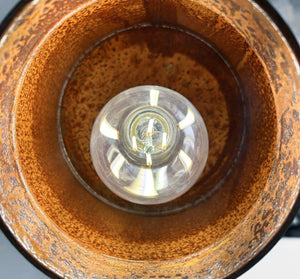 Rustic Weathered Milk Can Farmhouse Wall Sconce