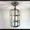 Galvanized Farmstead Cage Ceiling Light