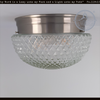 Diamond Square Dome Ceiling Light Drum