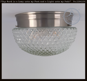 Diamond Square Dome Ceiling Light Drum