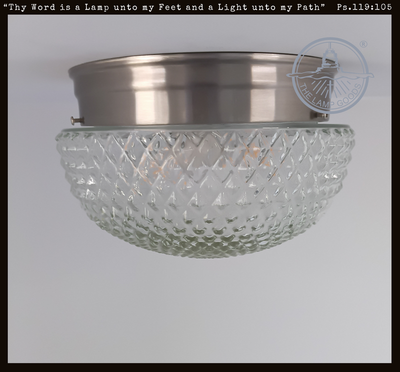 Diamond Square Dome Ceiling Light Drum