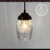 Blue Vintage Prism Pendant Light