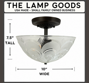 Art deco ceiling light