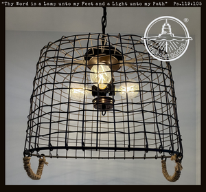 Large Homestead Basket Pendant Light