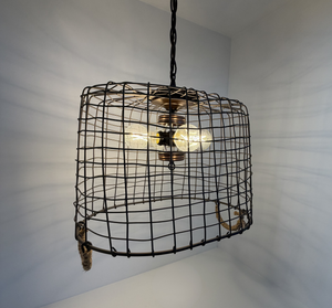 Large Homestead Basket Pendant Light