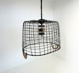 Large Homestead Basket Pendant Light