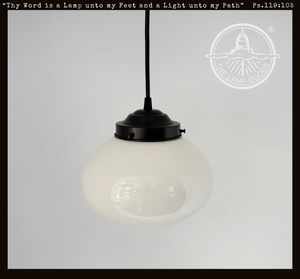 Antique Classic Rounded Schoolhouse Pendant