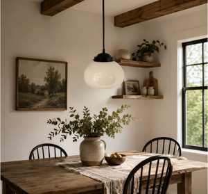 Antique Classic Rounded Schoolhouse Pendant