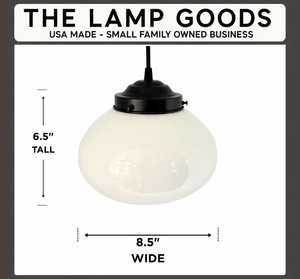 Antique Classic Rounded Schoolhouse Pendant