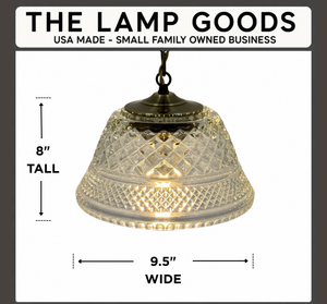 Gold Accent Vintage Diamond Square Pendant