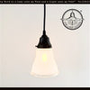 Classic Frosted Clear Rim Pendant