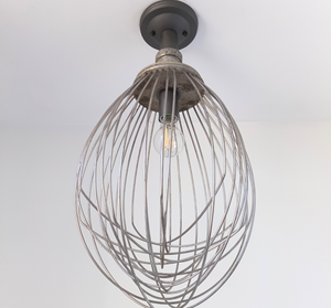Vintage Industrial Whisk Kitchen Ceiling Light