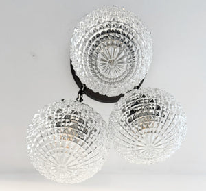 Heirloom Vintage Diamond Square Trio Ceiling Light - The Lamp Goods