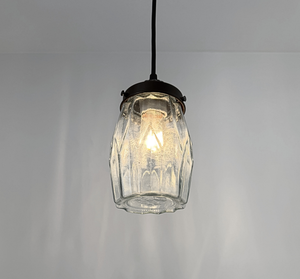 Blue Vintage Prism Pendant Light