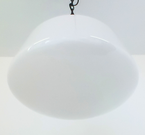 Salvaged Vintage Large Schoolhouse Globe Pendant