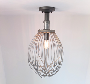 Vintage Industrial Whisk Kitchen Ceiling Light