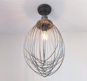 Vintage Industrial Whisk Kitchen Ceiling Light