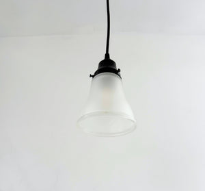 Classic Frosted Clear Rim Pendant