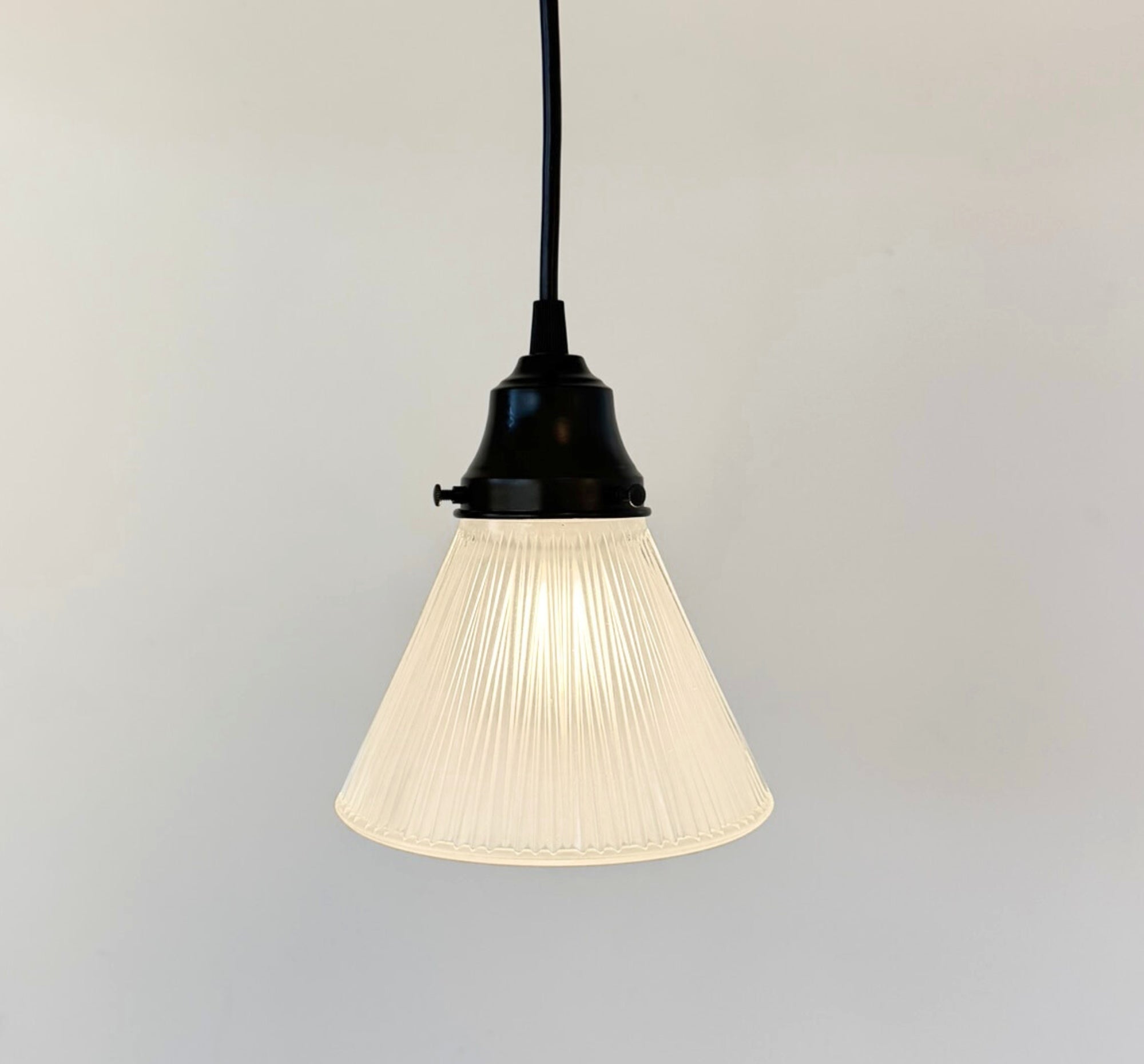 Frosted Vintage Small Holophane