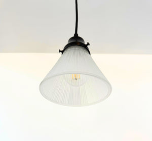 Frosted Vintage Small Holophane