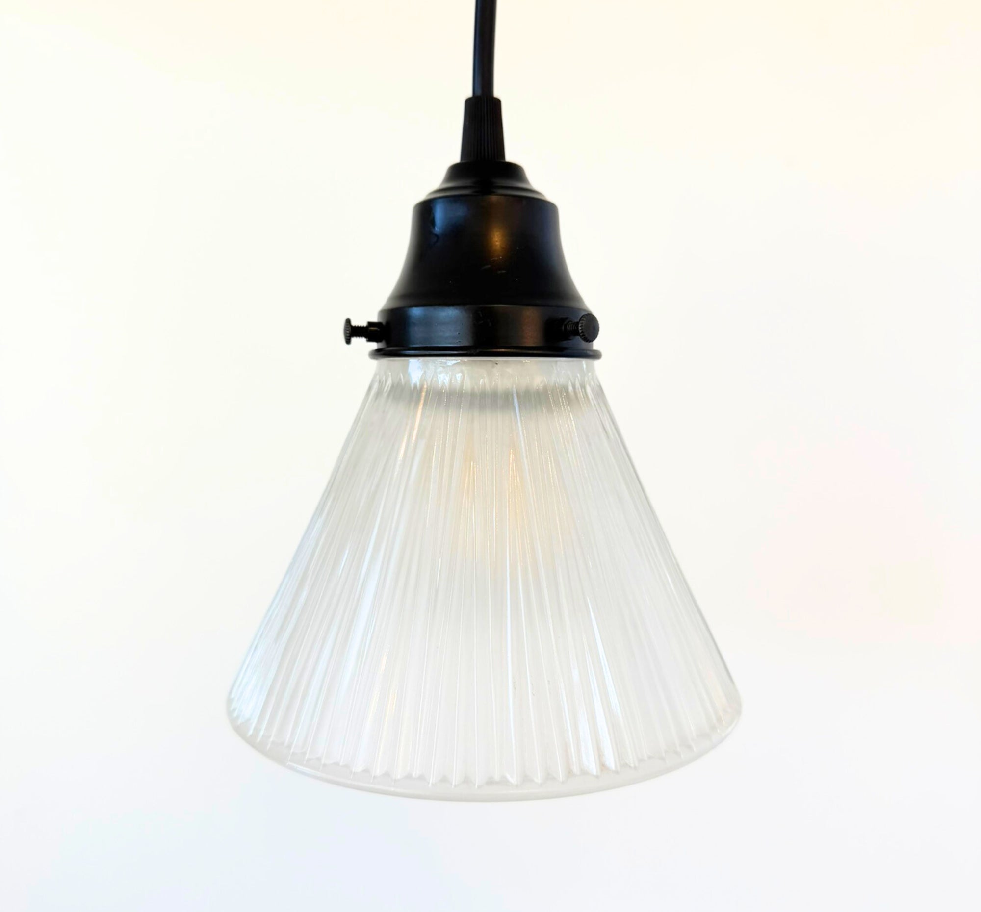 Frosted Vintage Small Holophane