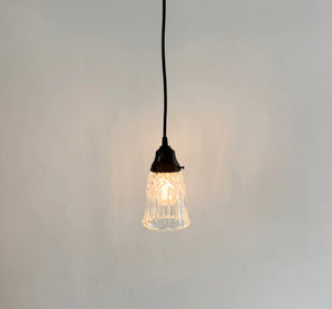 Vintage Diamond Pressed Petal Pendant