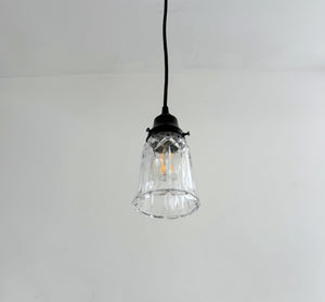 Vintage Diamond Pressed Petal Pendant
